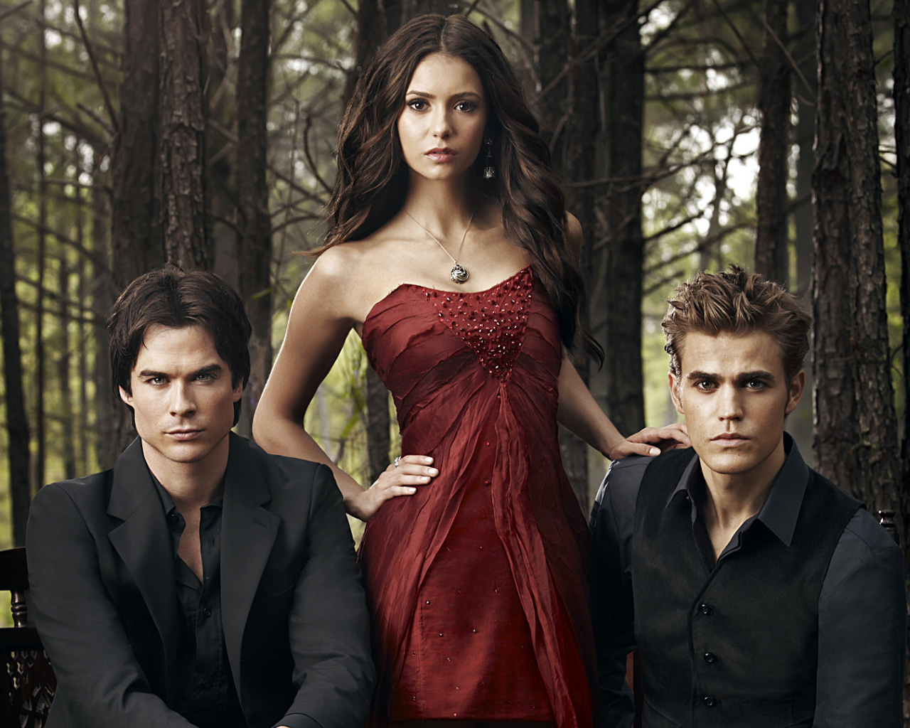 Актеры в лесу