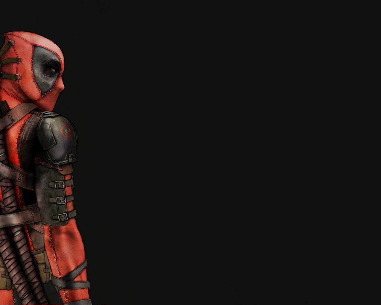 Вайд Вилсон на черном фоне