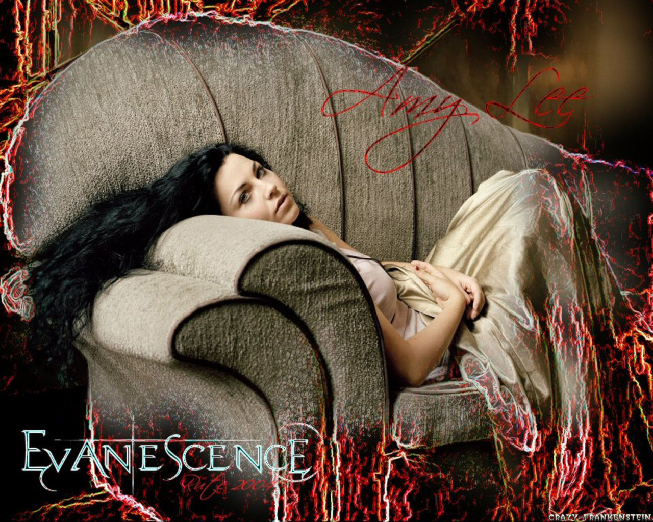 Красивые обои с Эми Ли из Evanescence