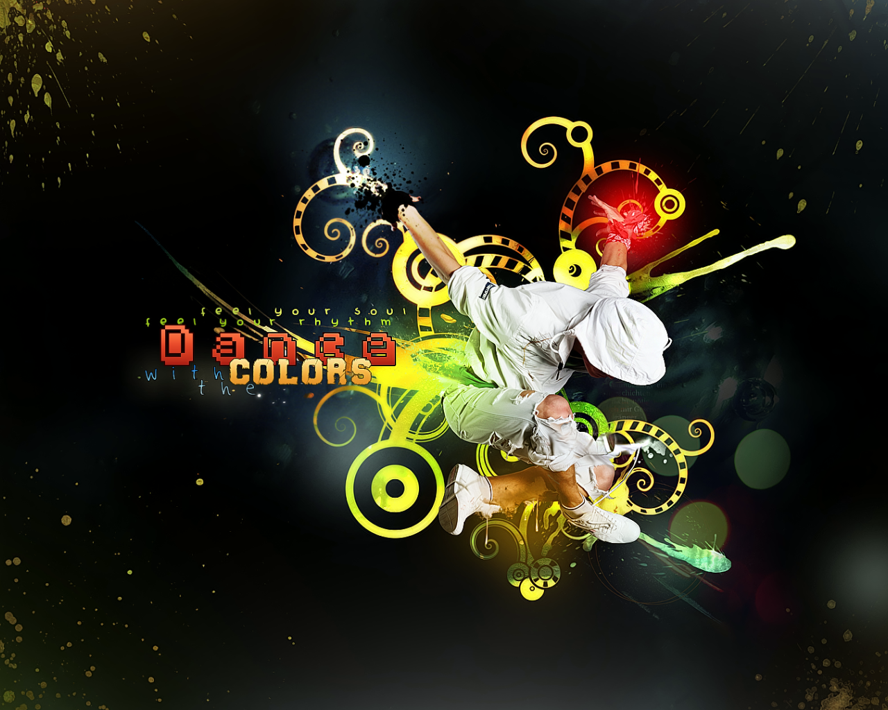 Танец в ярких красках