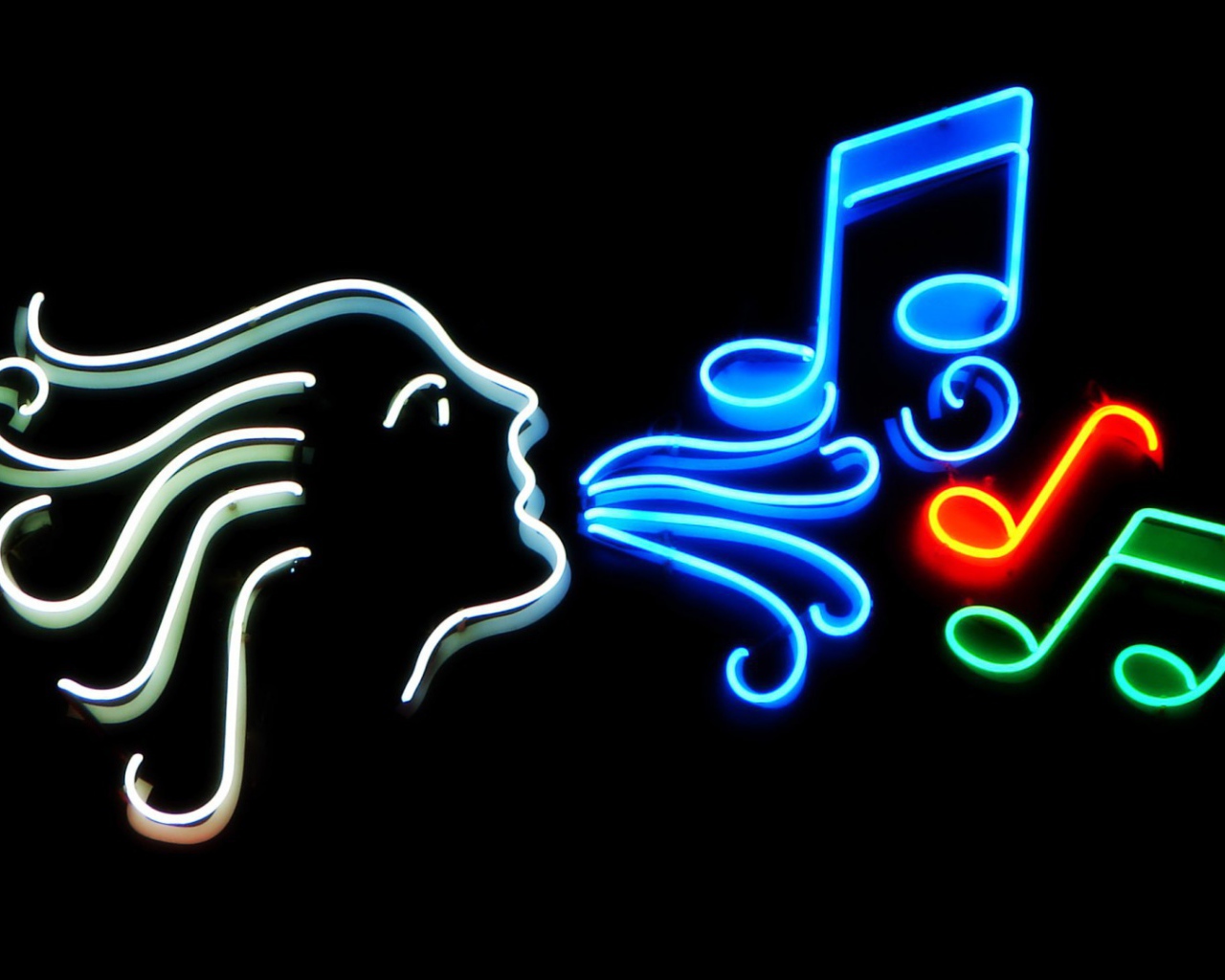 Подсветка в виде нот