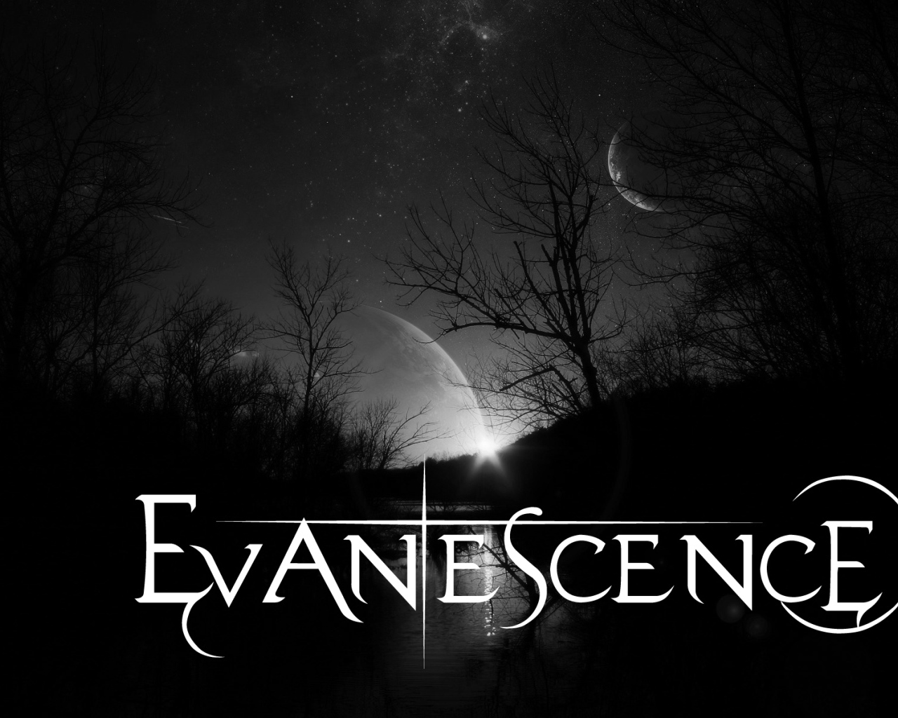 Ночной пейзаж с Evanescence
