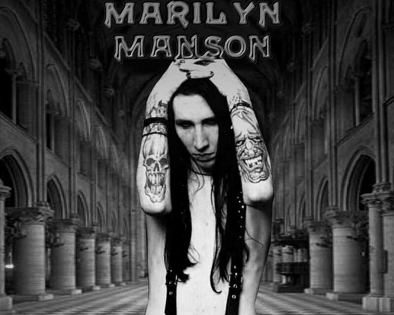 Poster artist Marilyn Manson
