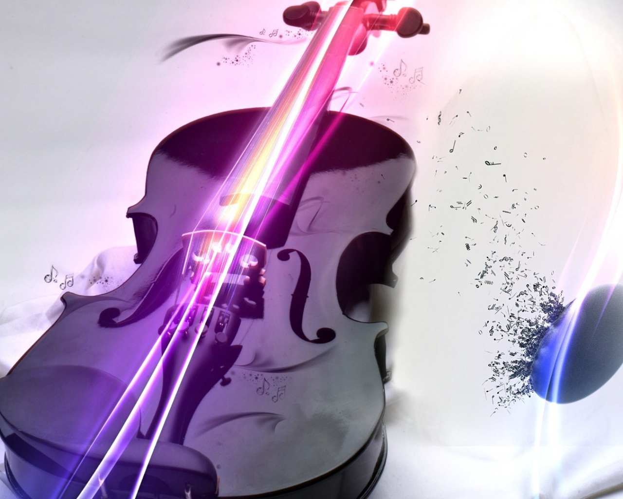 Лучи вместо струн