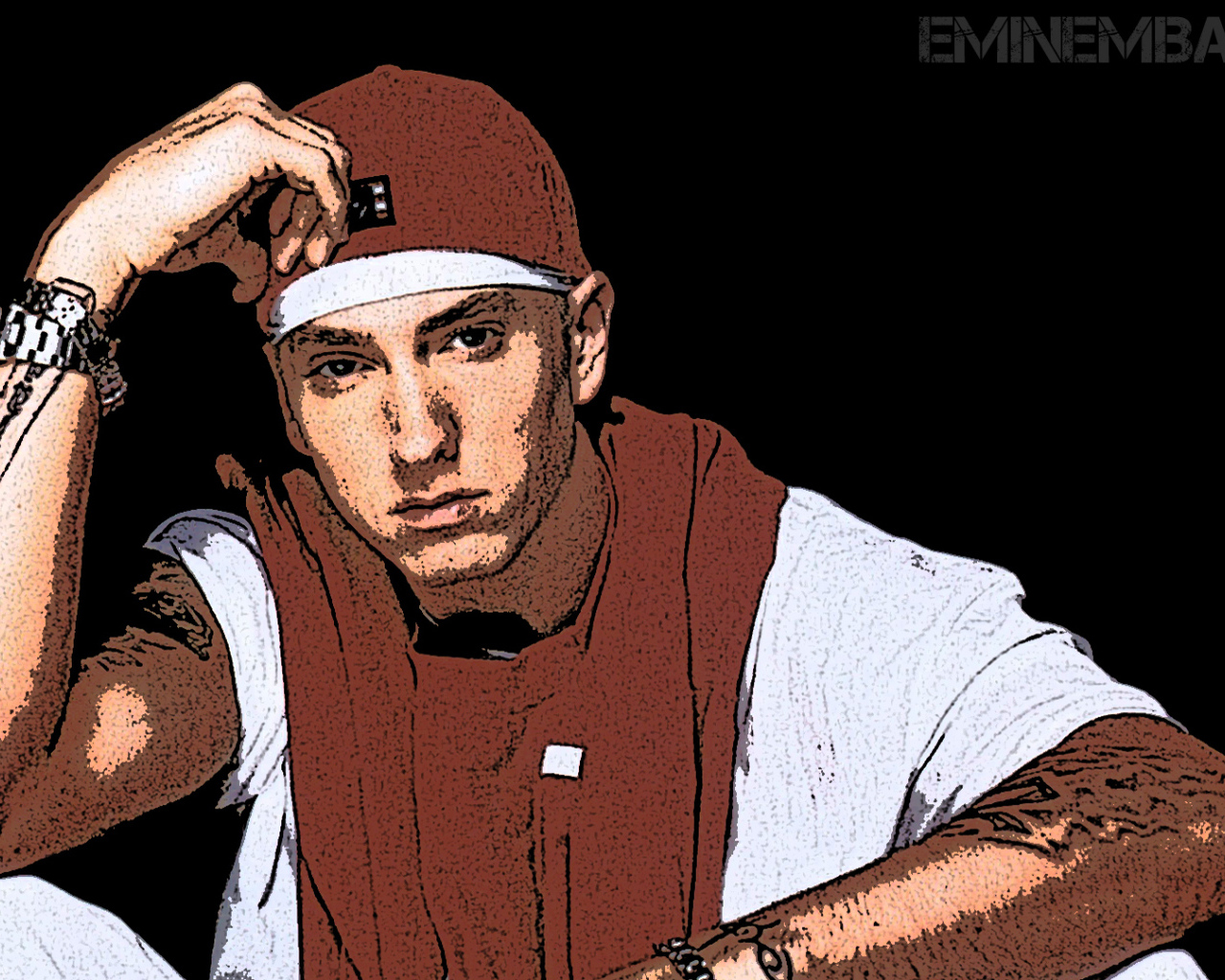 Обои с рэпером Eminem