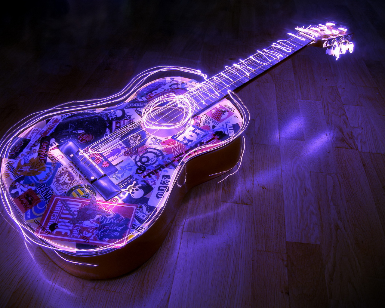 Светящаяся гитара