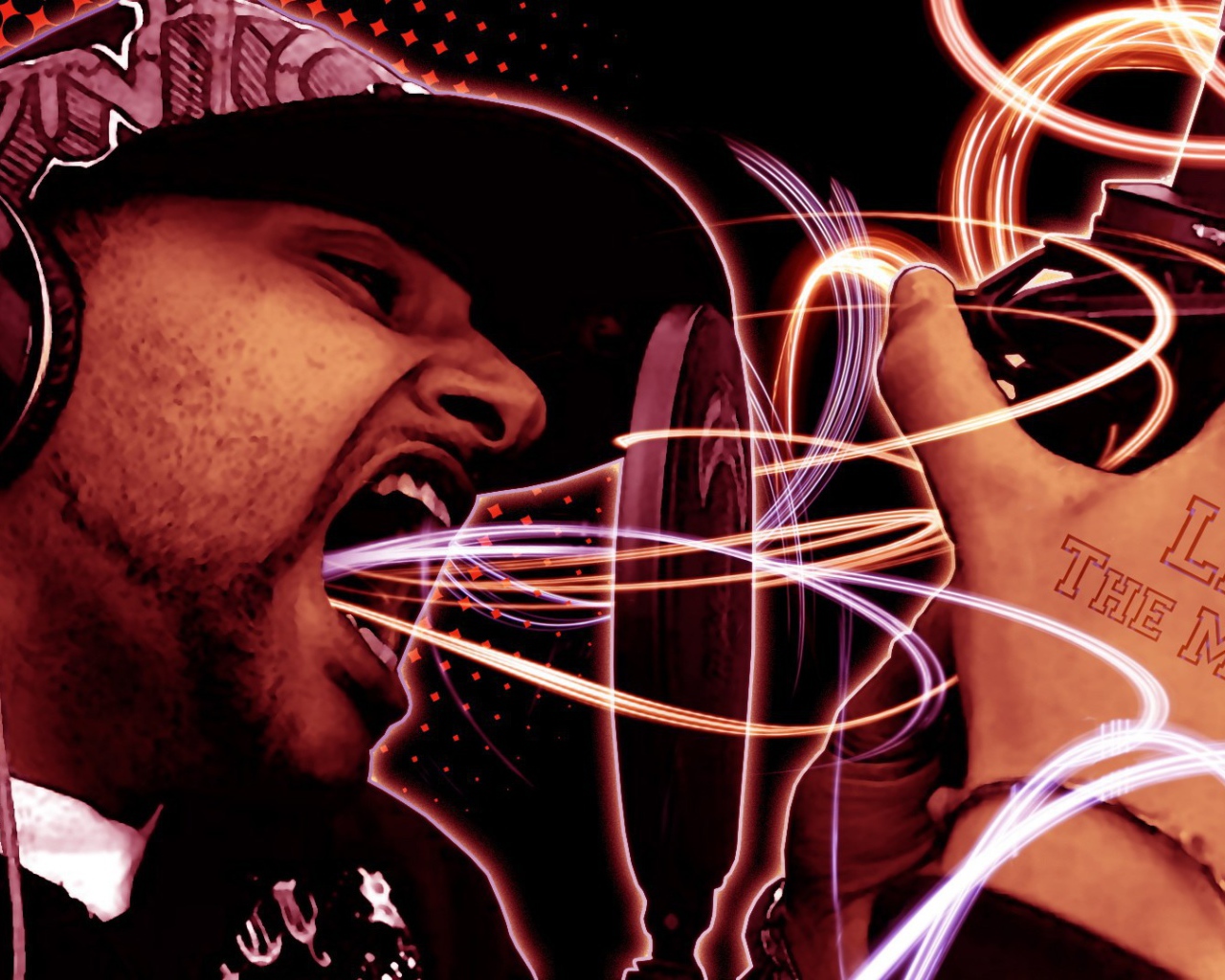 Певец в студии