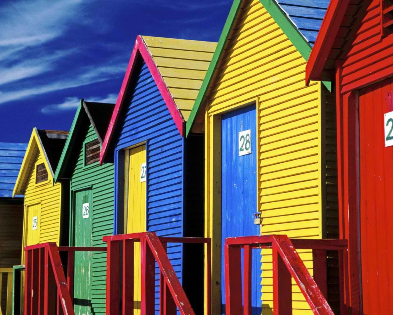 Пляжные домики в Южной Африке