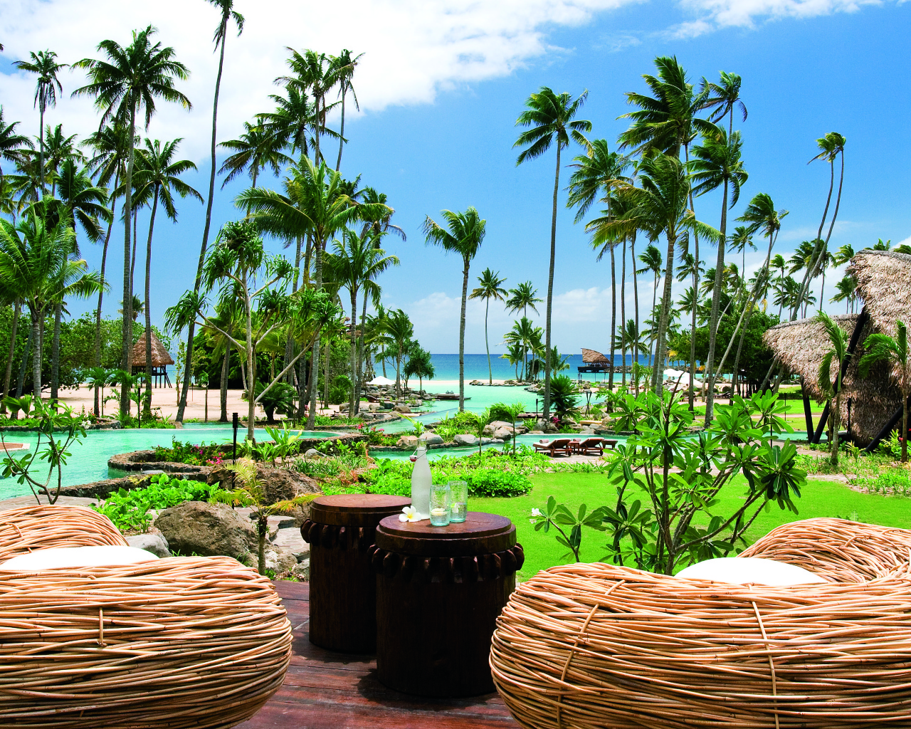 Экзотический отдых на пляже