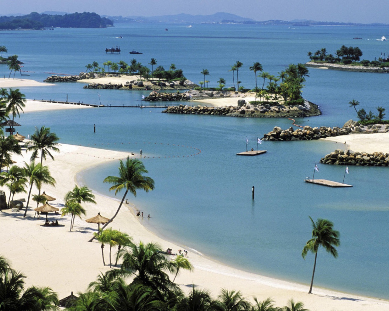 Пляж в Сингапуре