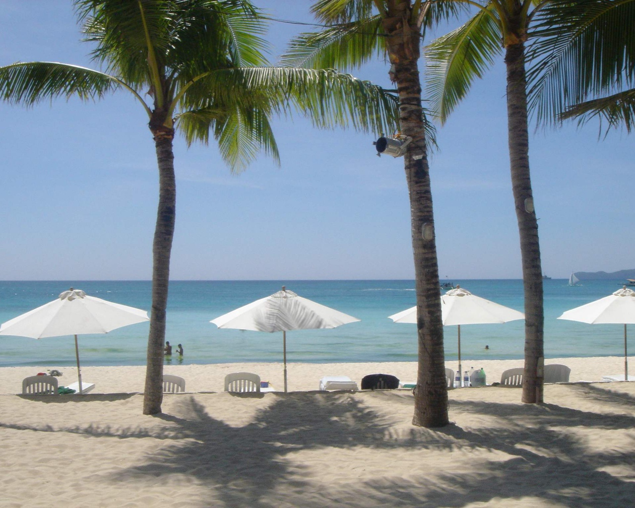 Белый пляж на Филиппинах