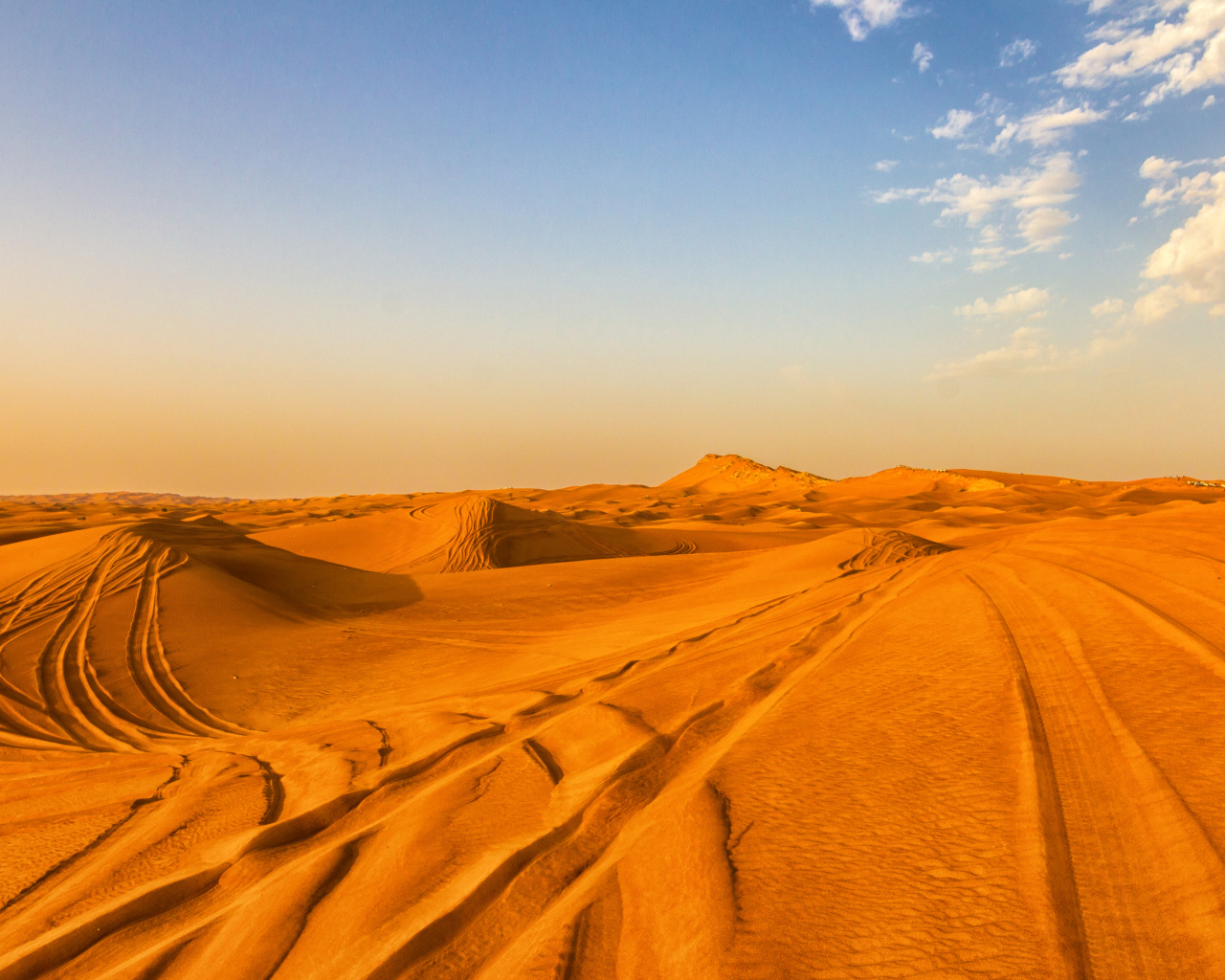 Во время сафари тура по пустыне в Дубае