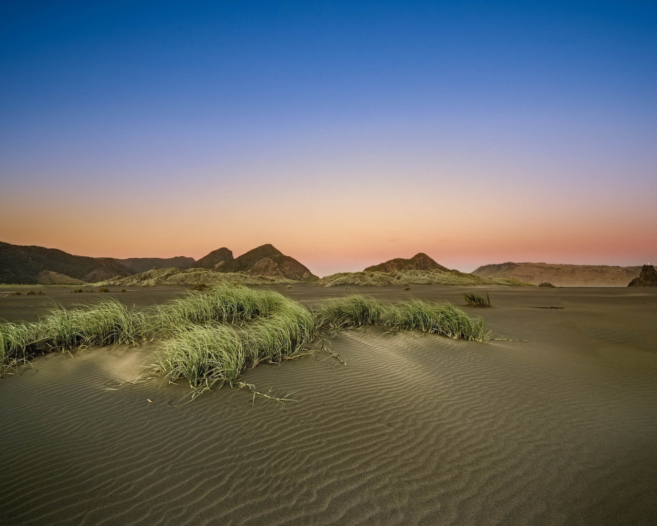 Серый пейзаж пустыни