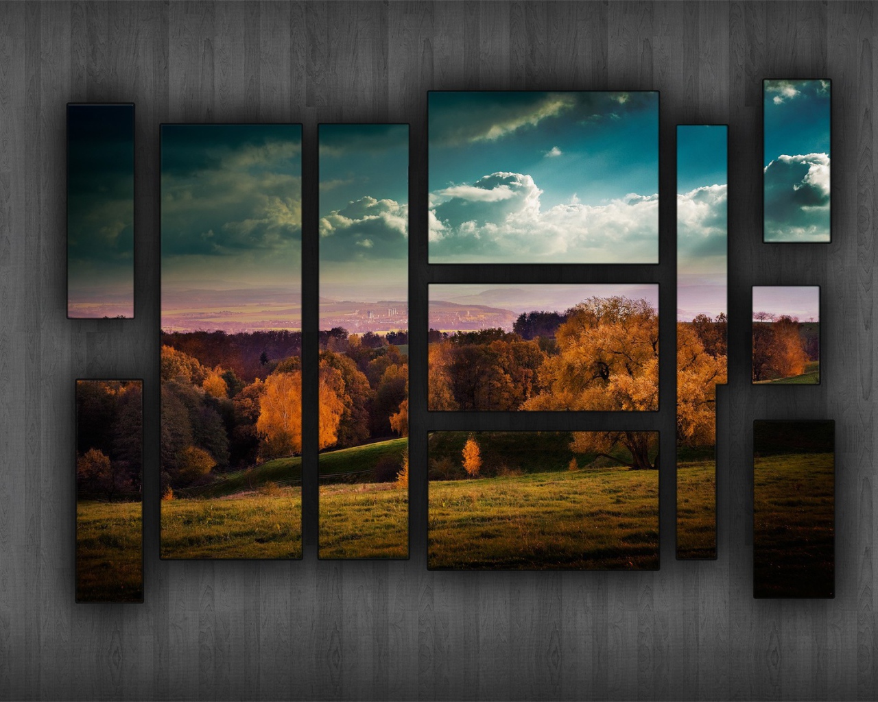 Витраж в природу