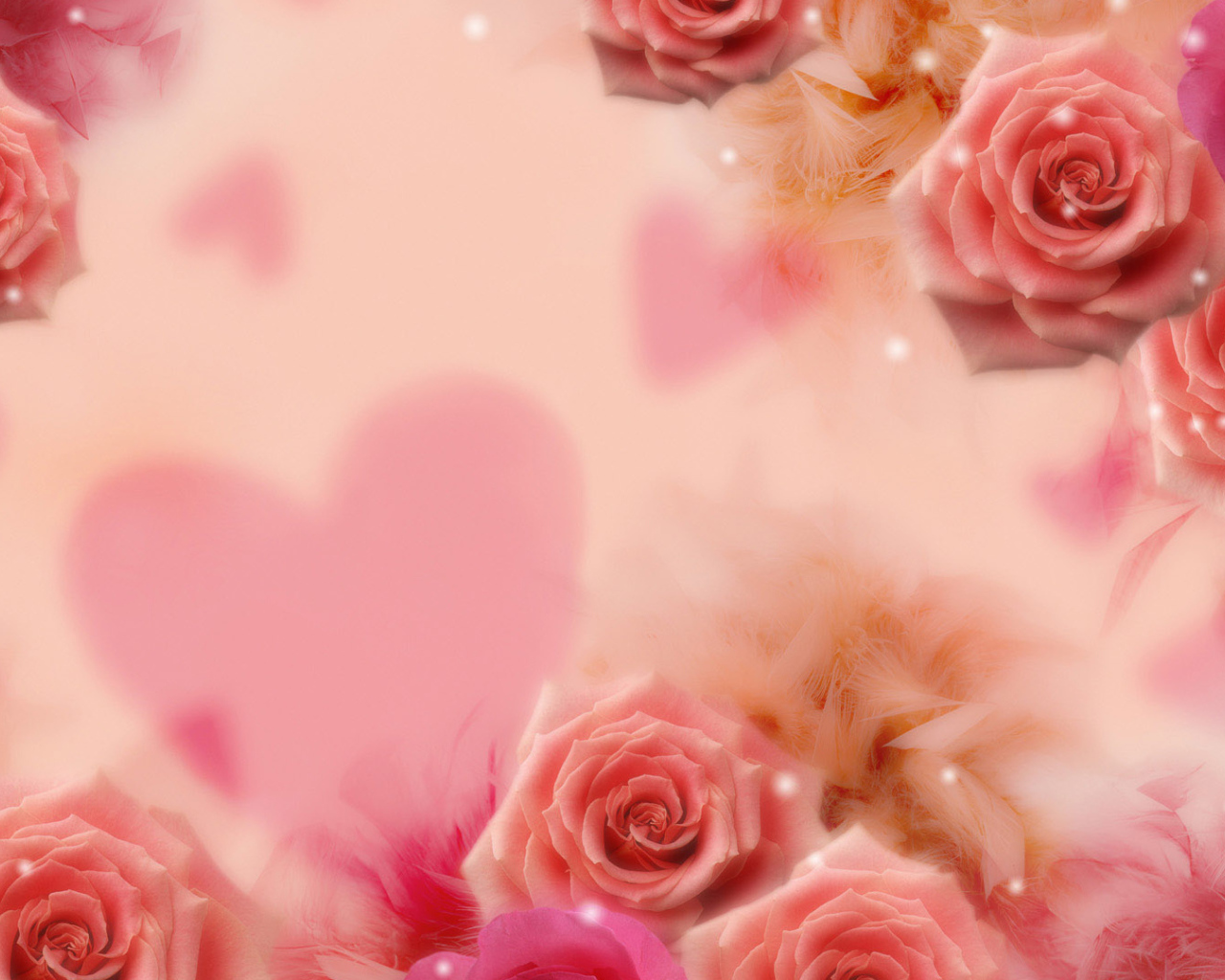 Розы и сердце