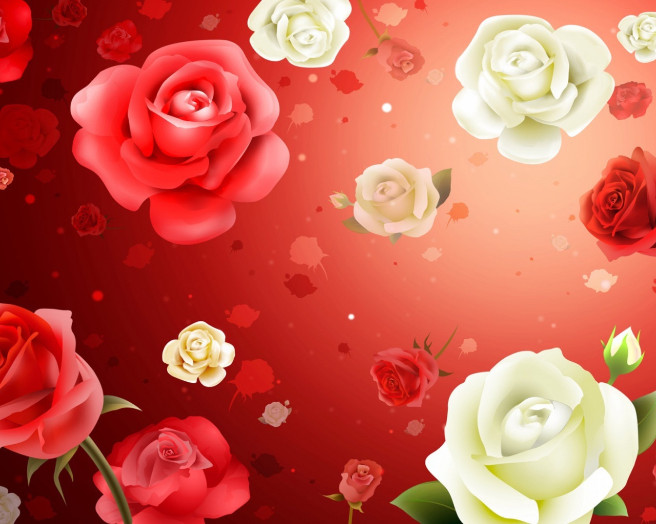 Обои с розами