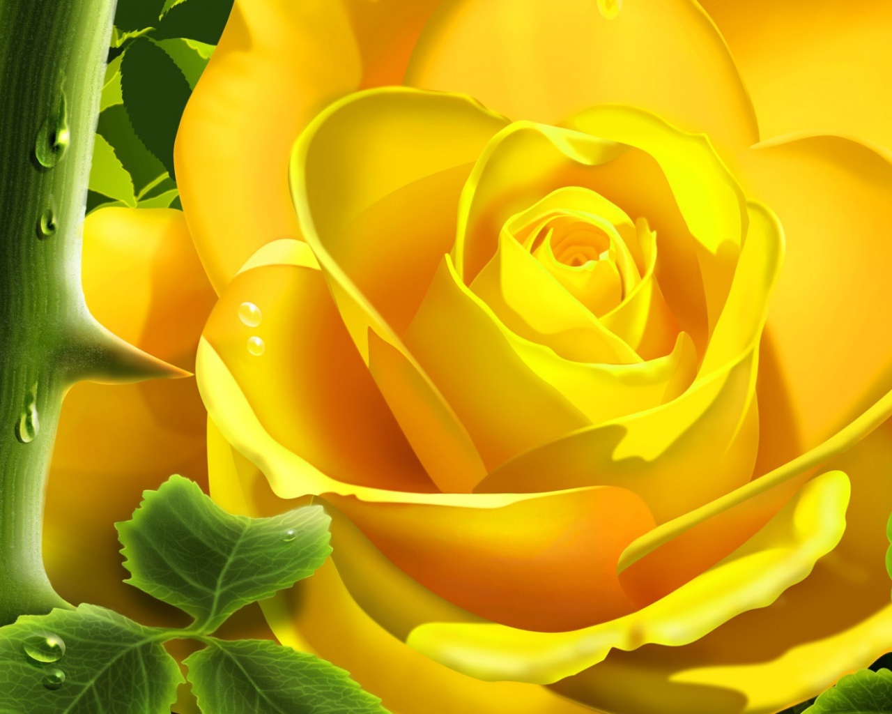 Желтый цветок