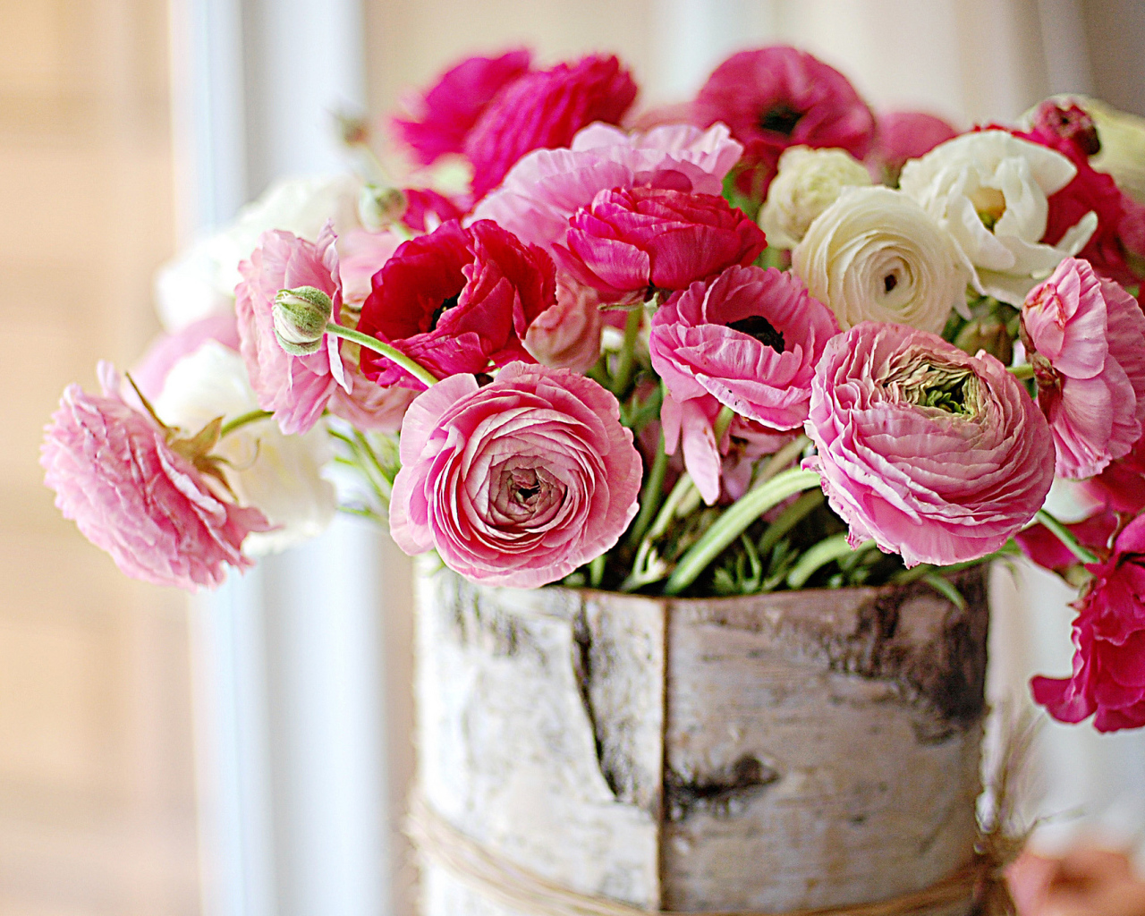 Букет в бересте