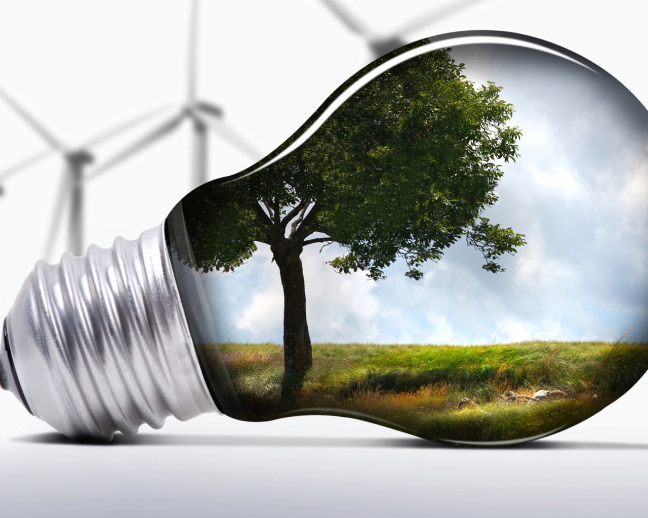 Природа в лампочке