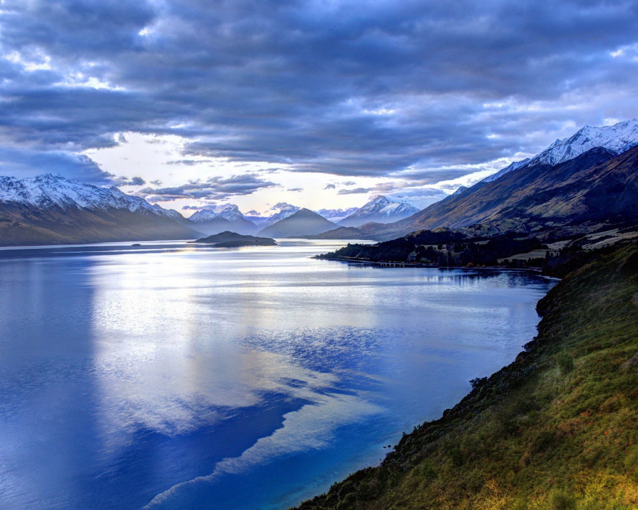 Пейзаж Новой Зелландии