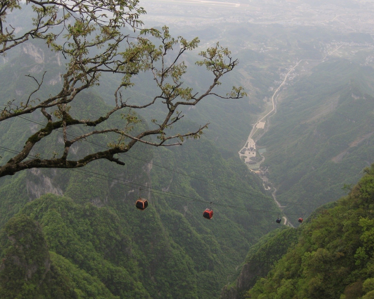 Панорама с горной вершины