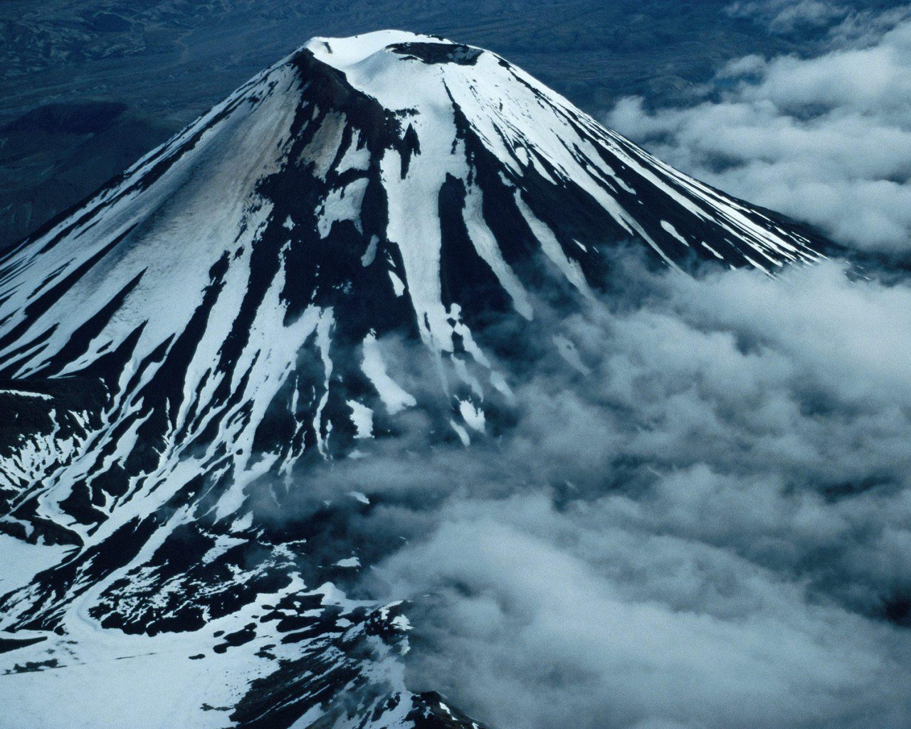 Вулкан в Новой Зеландии