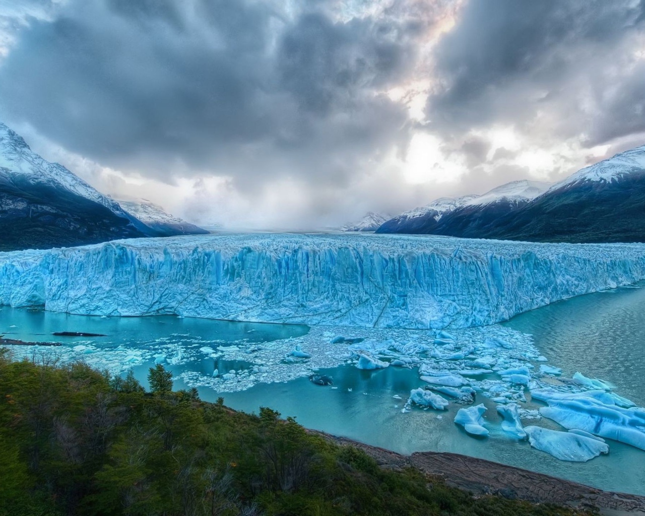 Горный ледник в Аргентине