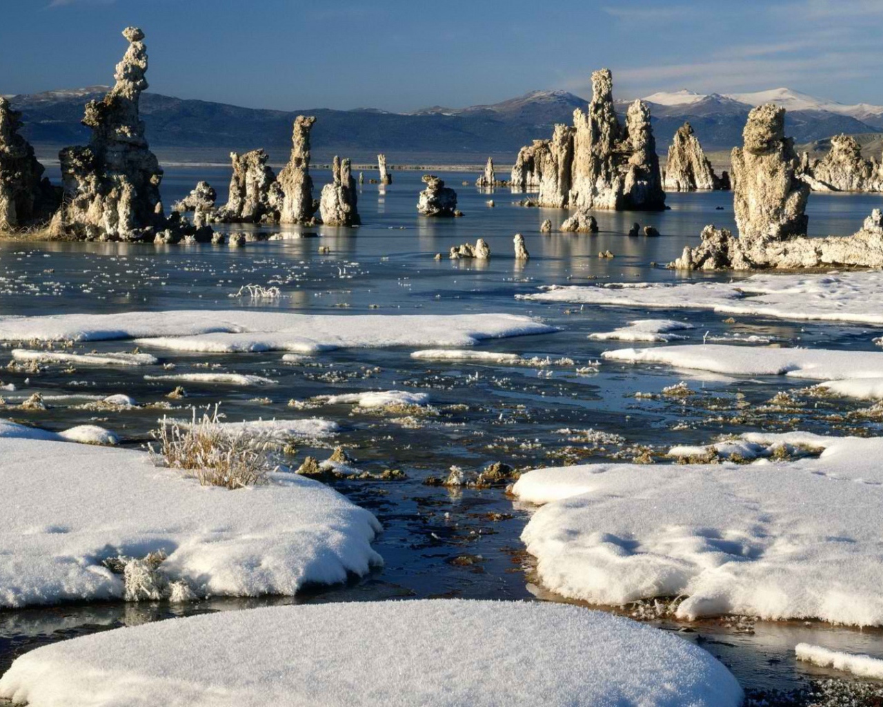 Зимний пейзаж Калифорнии