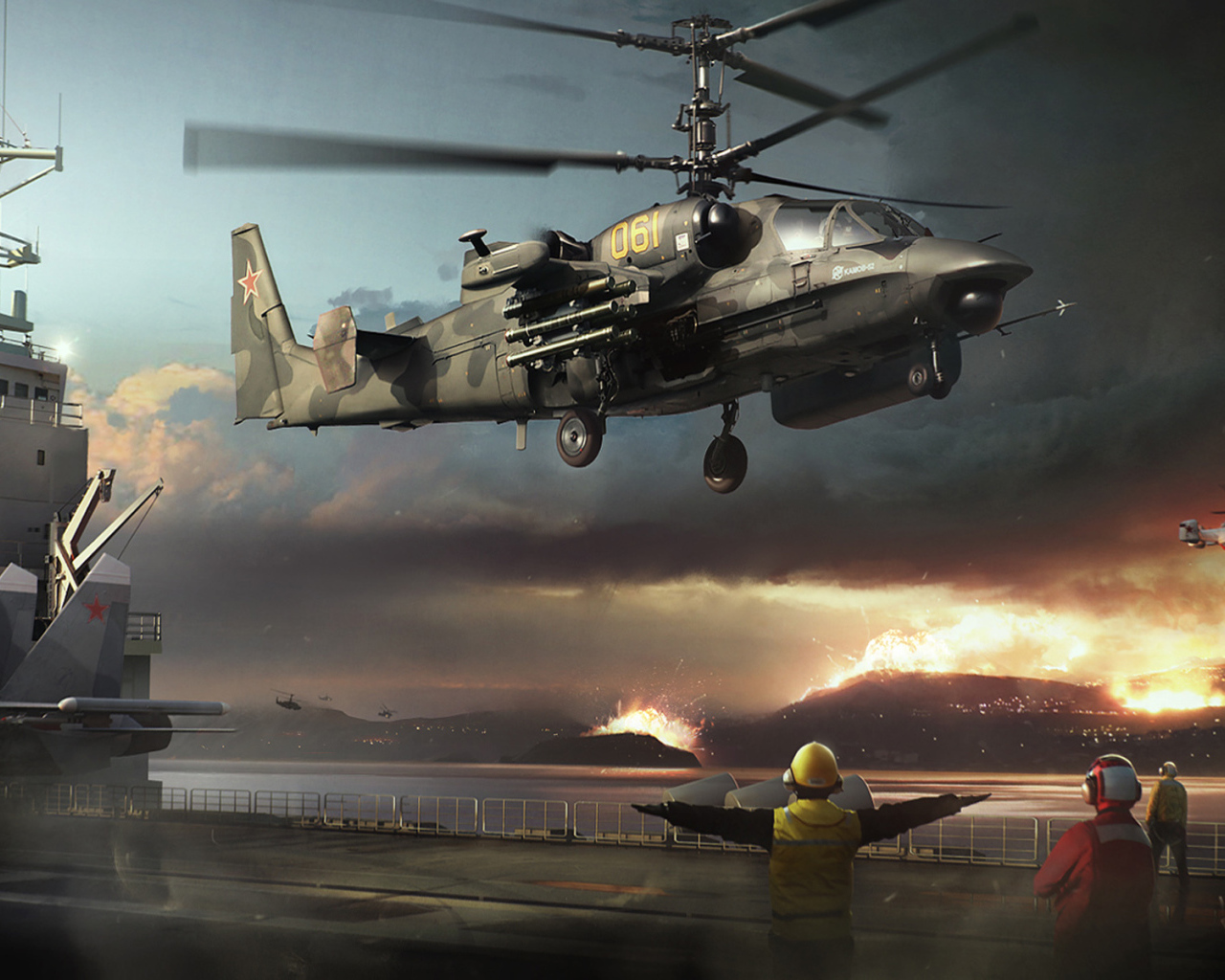 Российский боевой вертолет