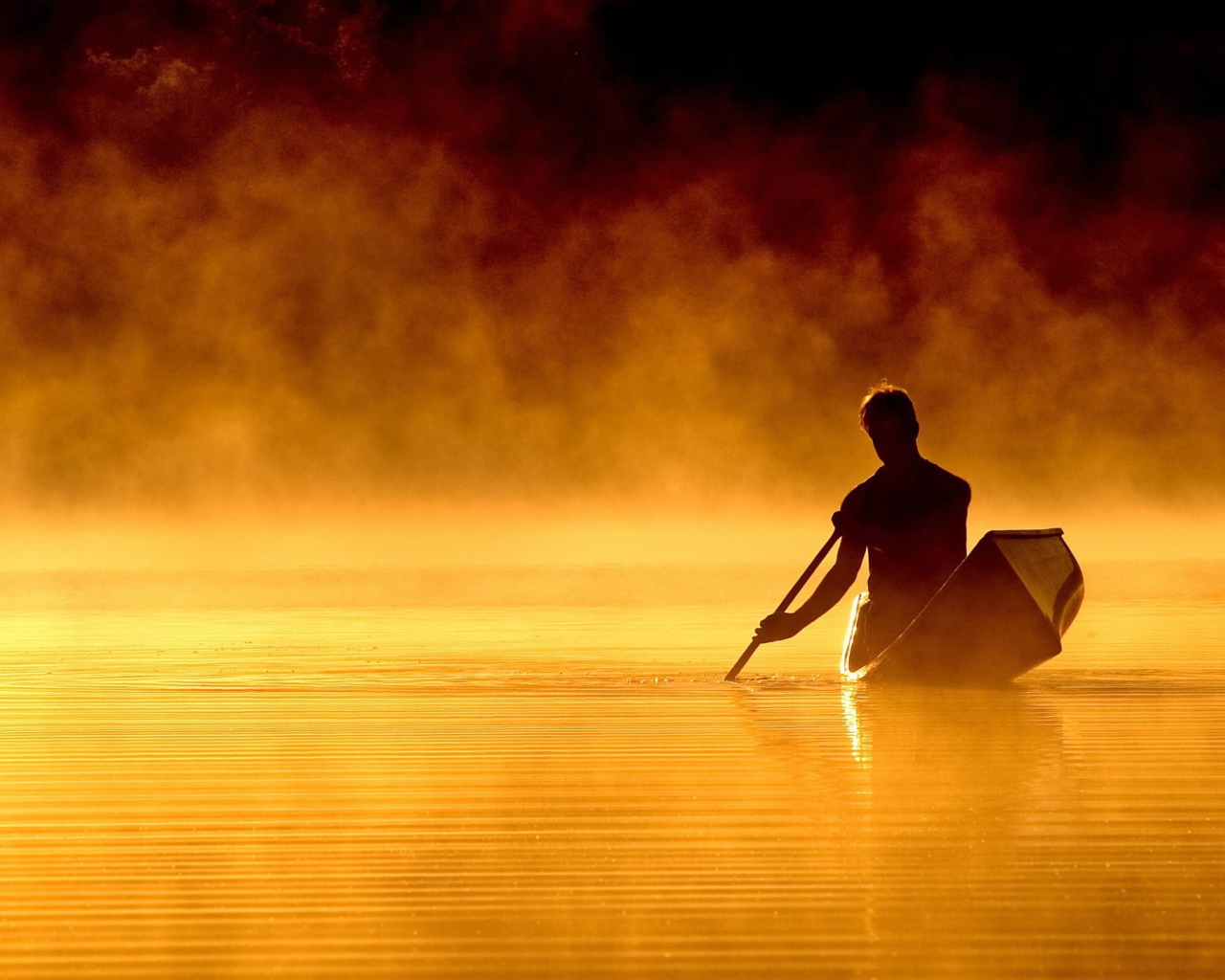 Человек в лодке