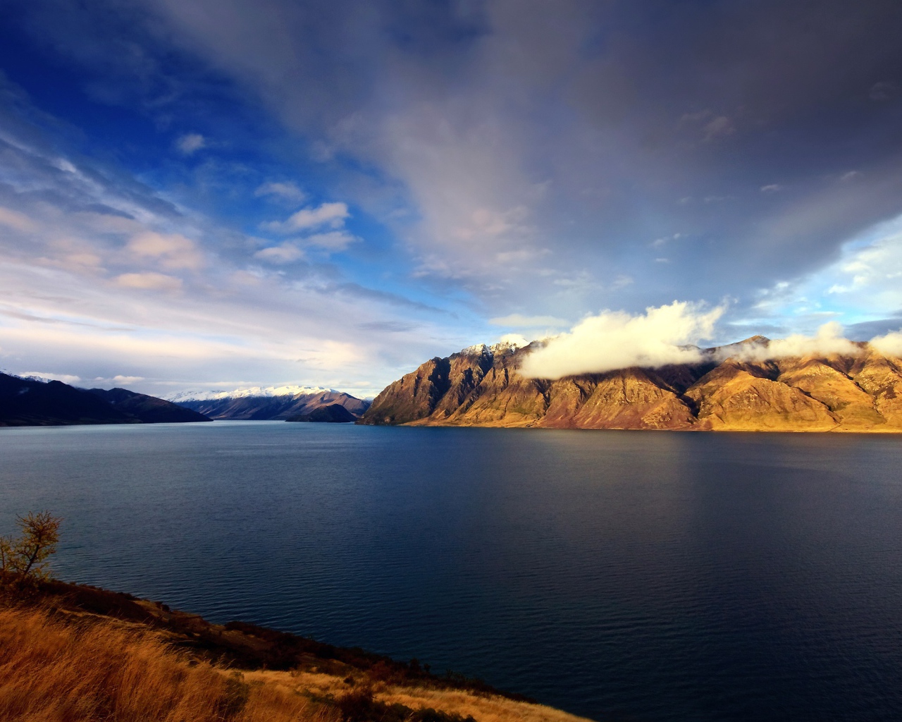 Озеро Хавеа в Новой Зеландии