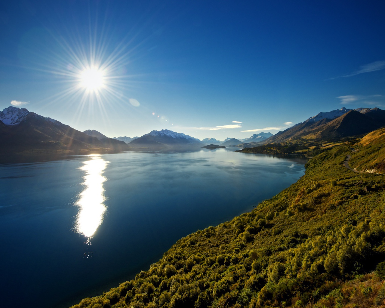 Пейзаж на озере