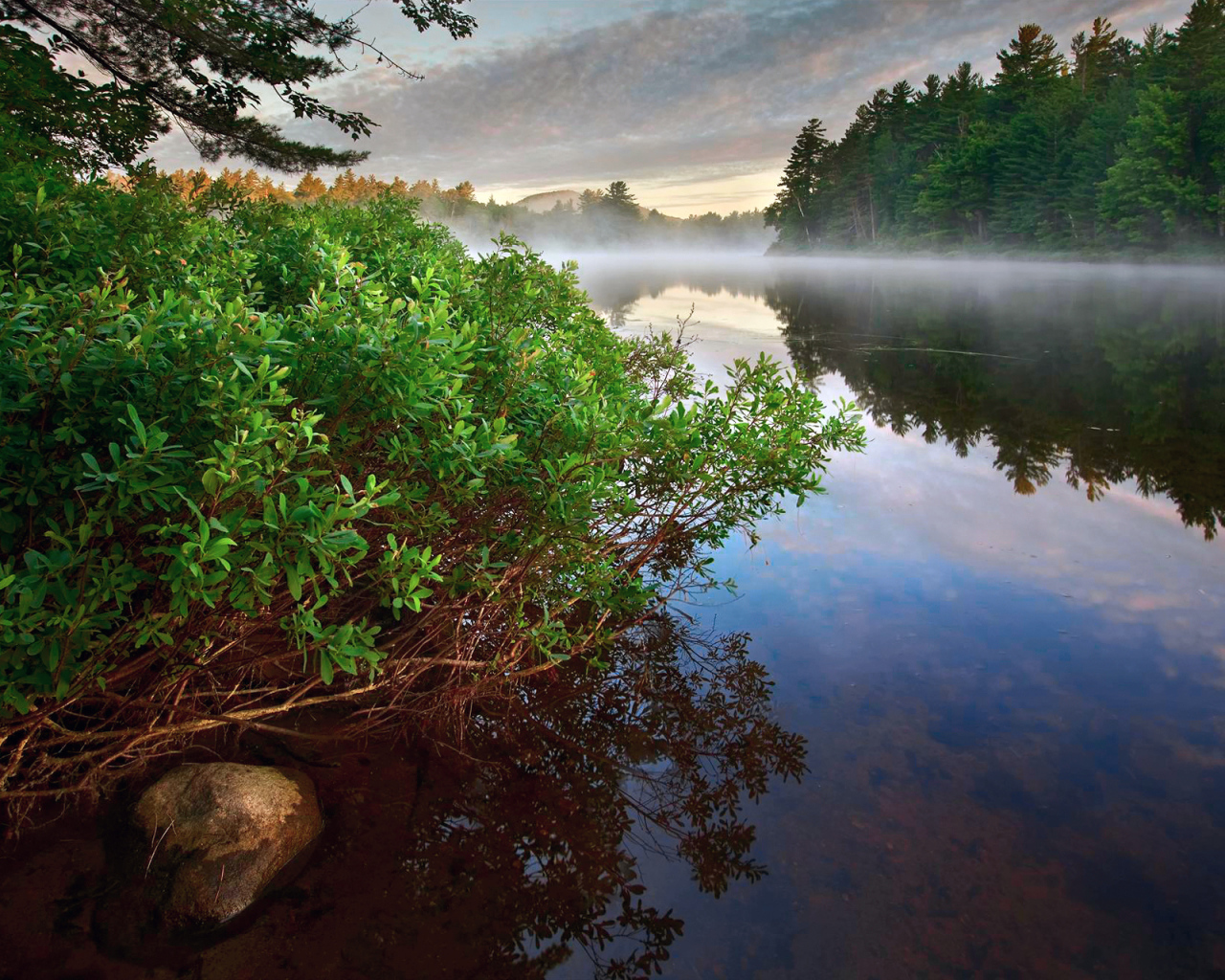 Туман над рекой