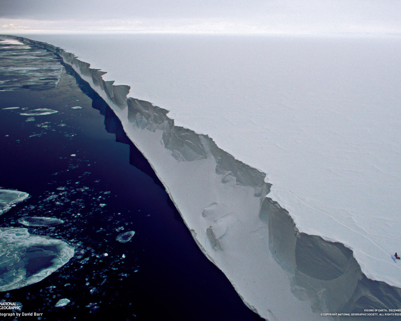 Край льда в антарктиде
