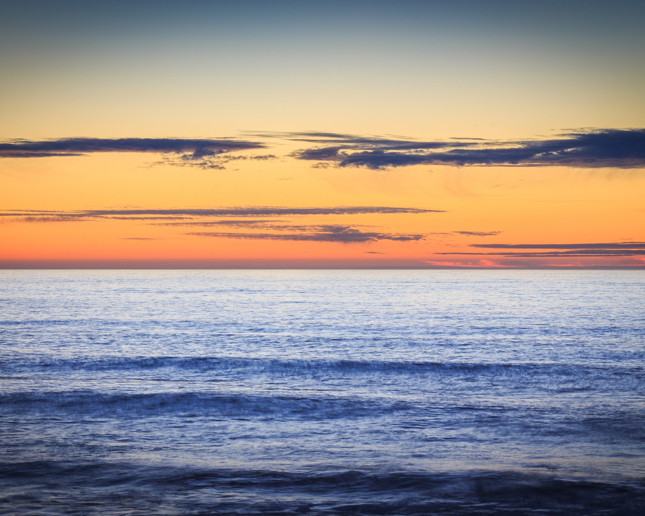 Закат с мыса Араго, Орегон, США