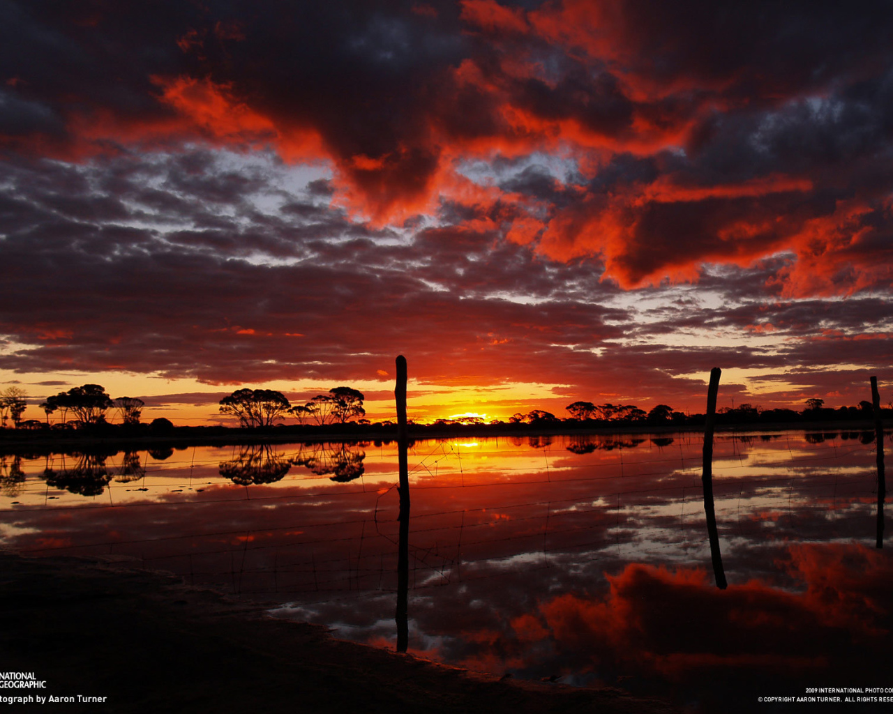 Красные облака