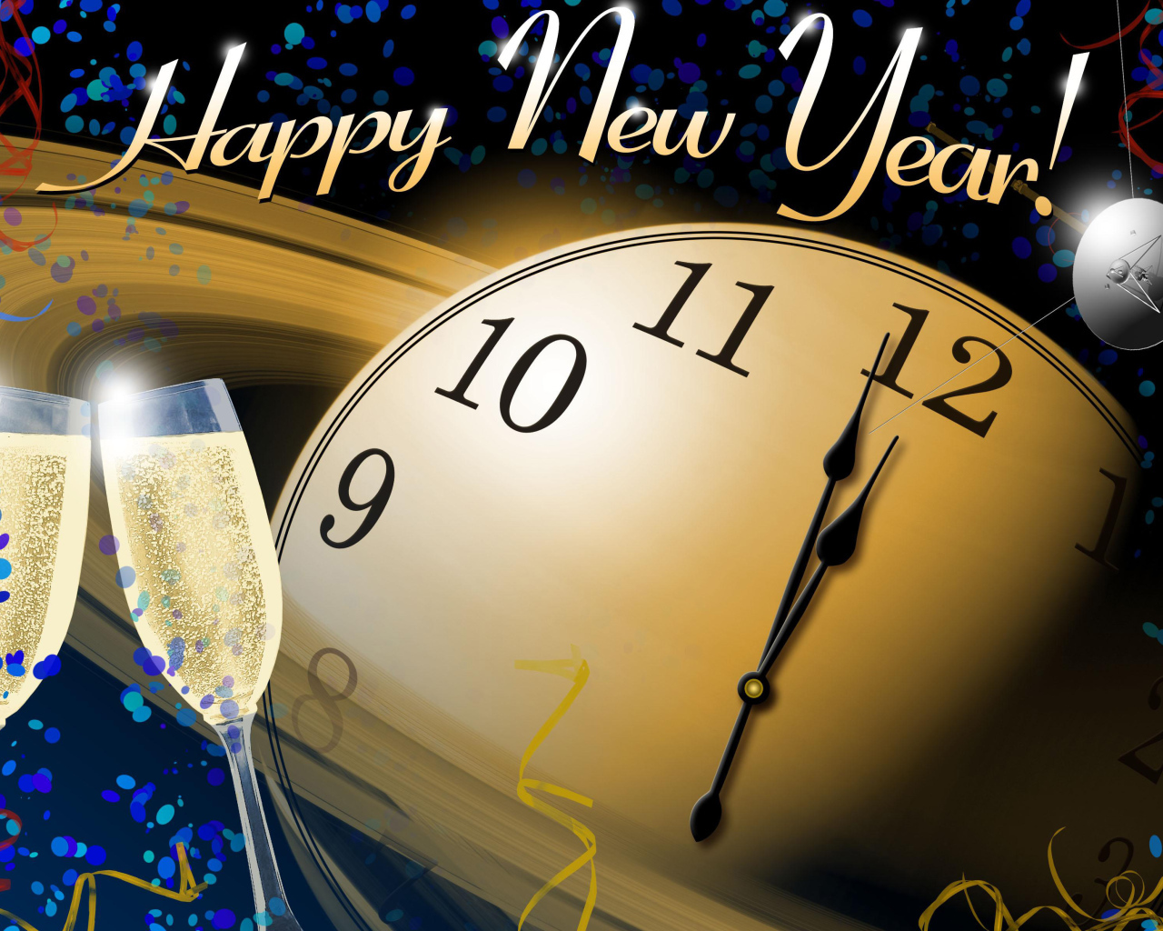 Часы показывают 12