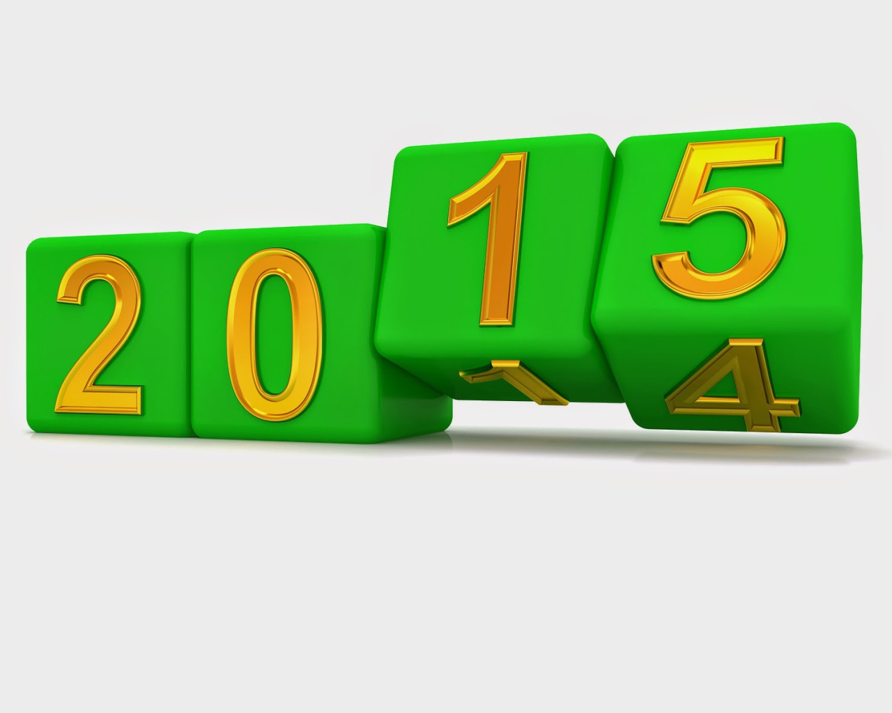 Кубики на Новый Год 2015