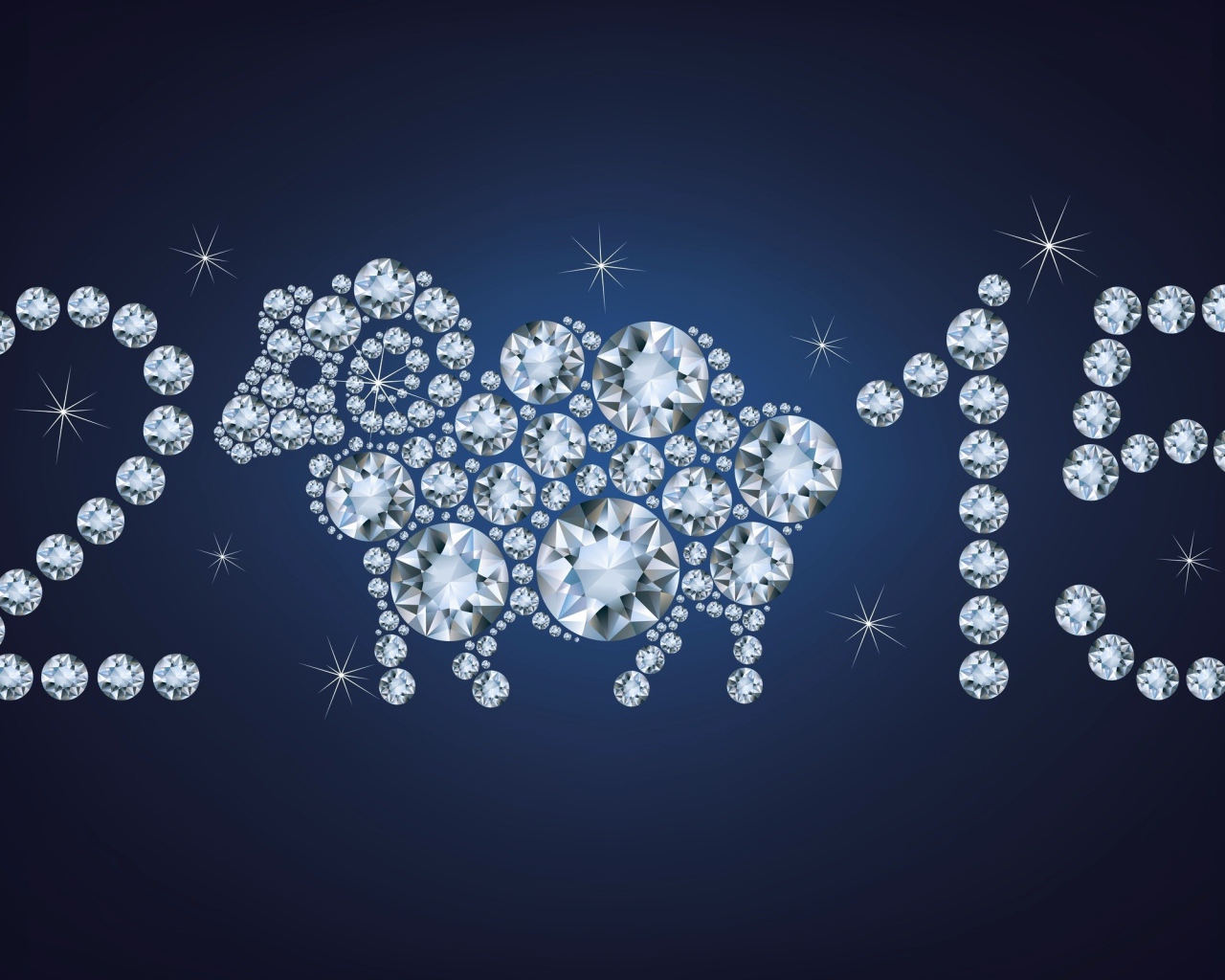 Новогодняя овечка