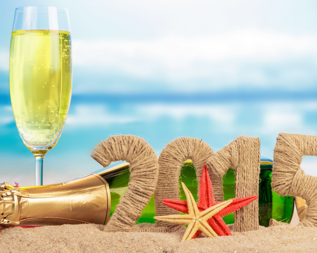 Новый год на пляже