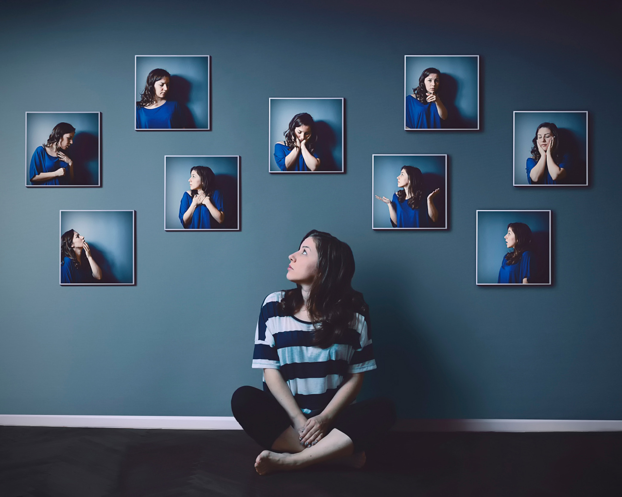 Разные эмоции на фото