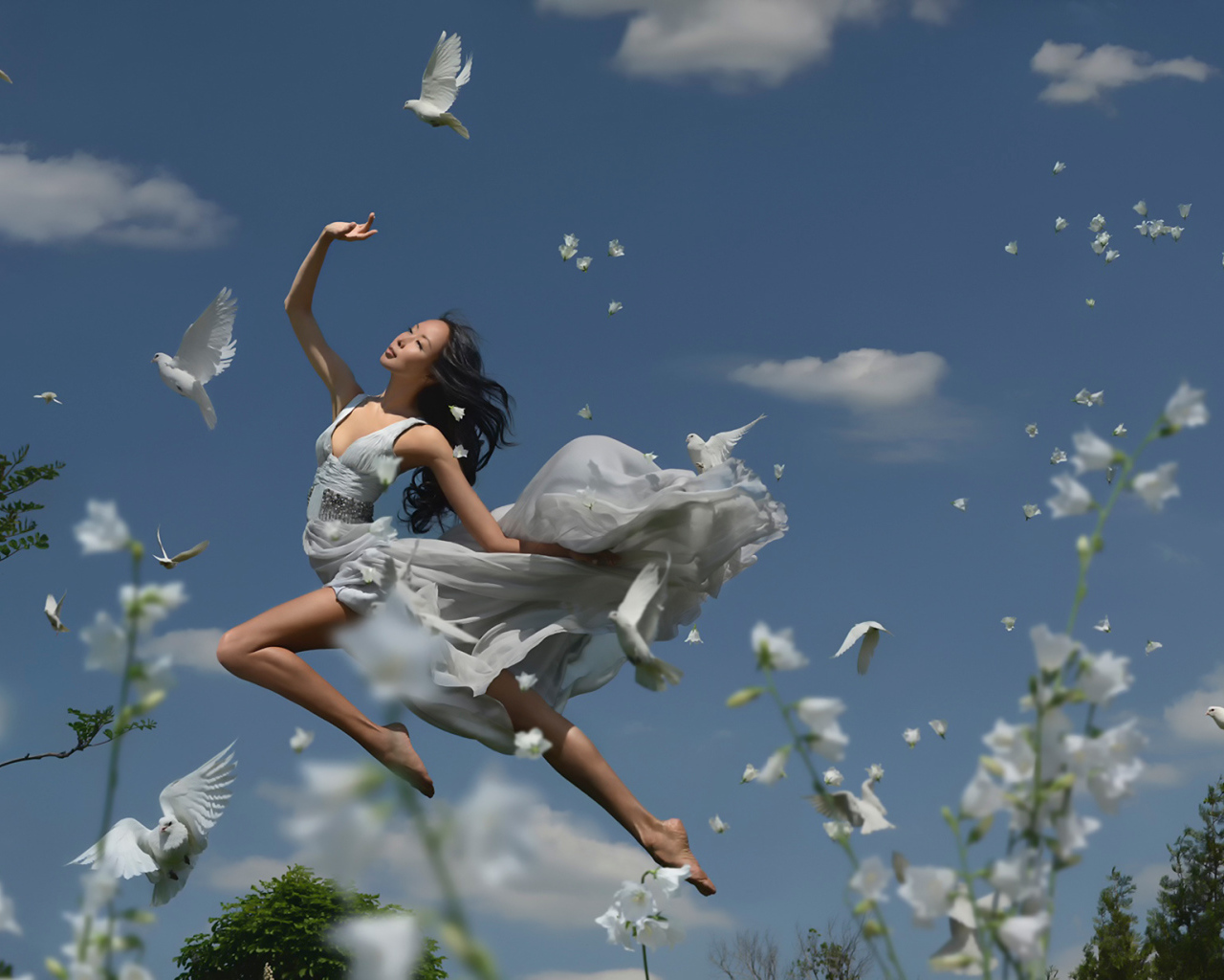 Полет с птицами