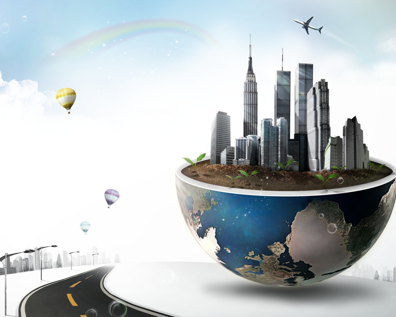 Абстрактный земной шар