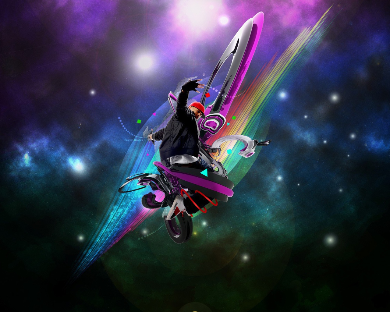 Абстракция с танцором