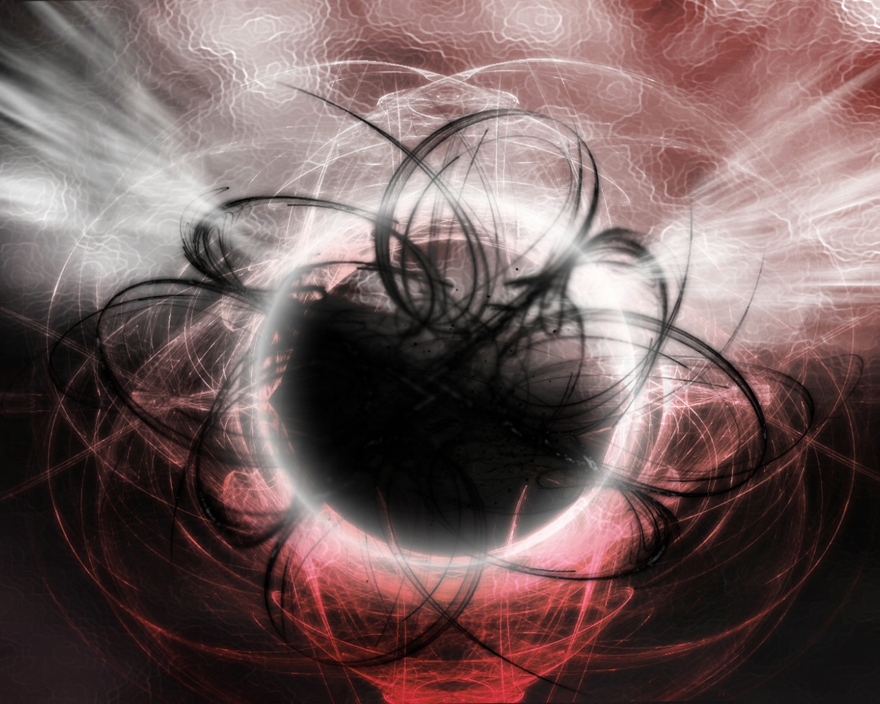 Светящийся черный шар