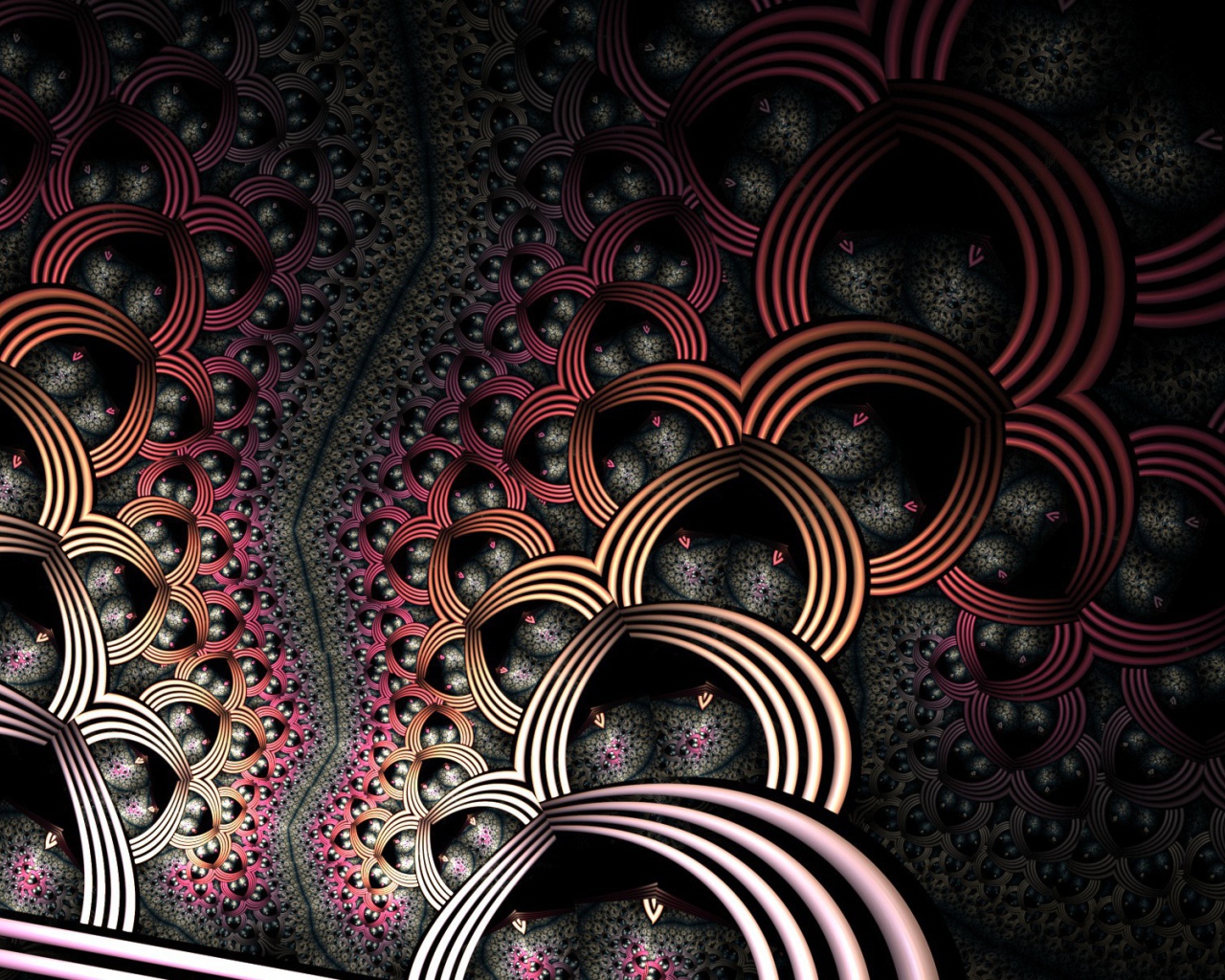 Уходящий вдаль рисунок