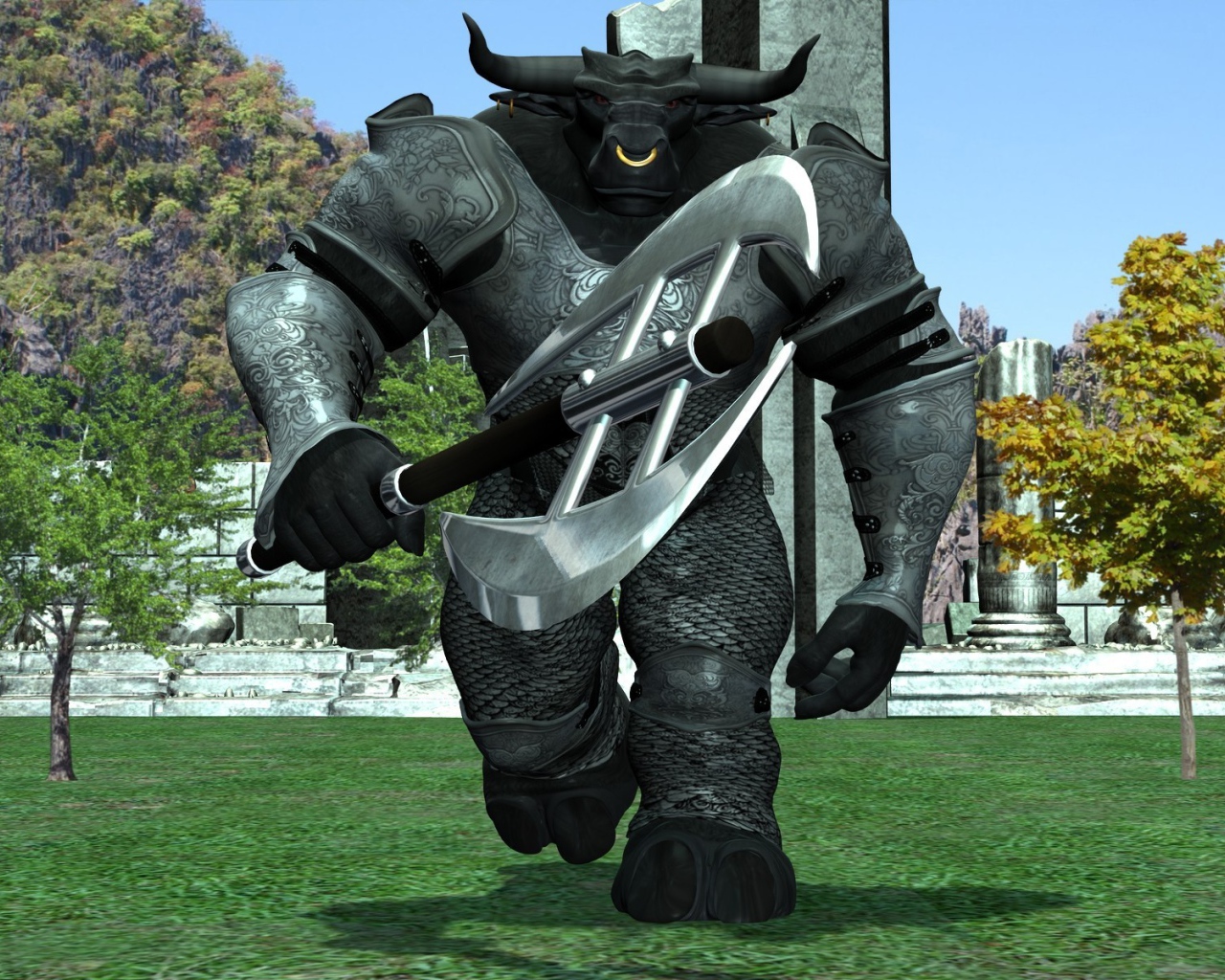 Минотавр с топором