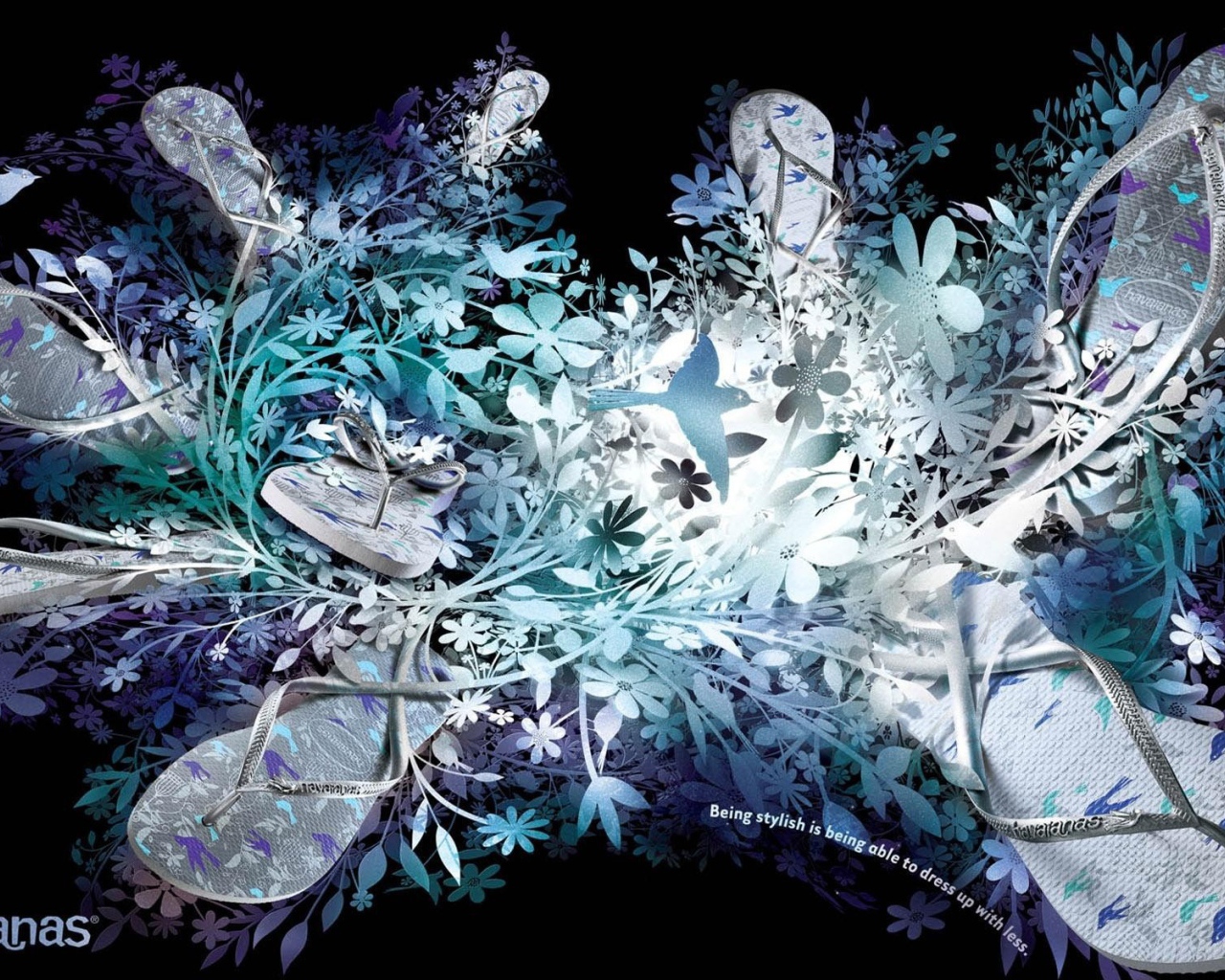 Тапочки и птица