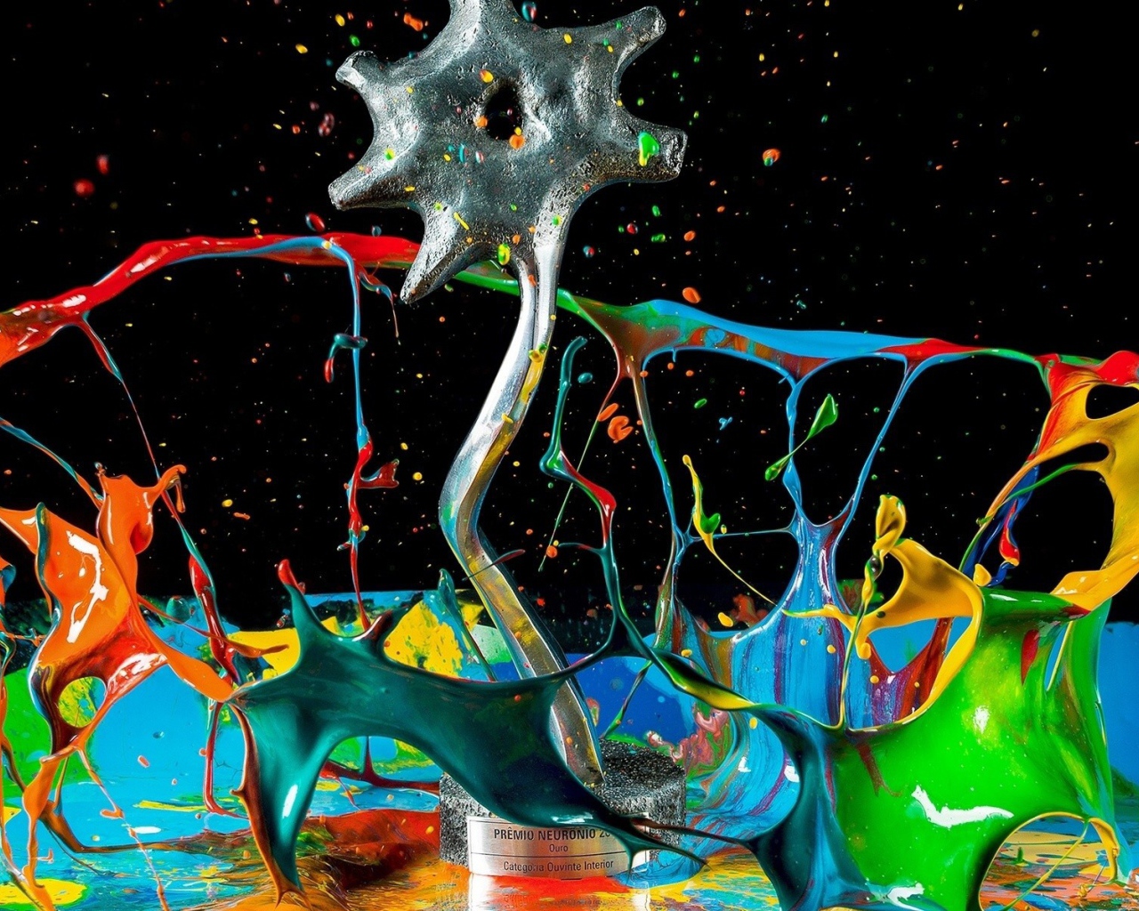 Брызги краски