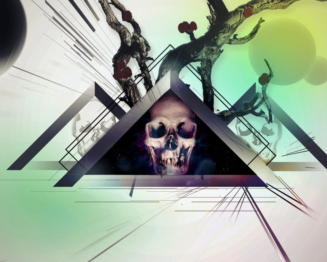 Череп в треугольнике